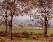 卡米耶 毕沙罗 : Near Sydenham Hill, Looking towards Lower Norwood